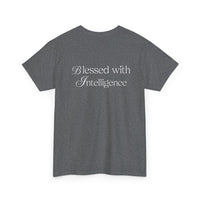 Amen & Algorithms T‑Shirt — “Blessed with Intelligence” Graphic Tee