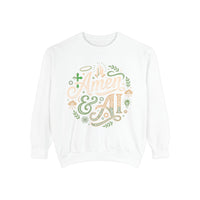 Amen & AI Sweatshirt — Faith-Inspired Crewneck with ‘Divine Data, Holy Purpose" Back Design