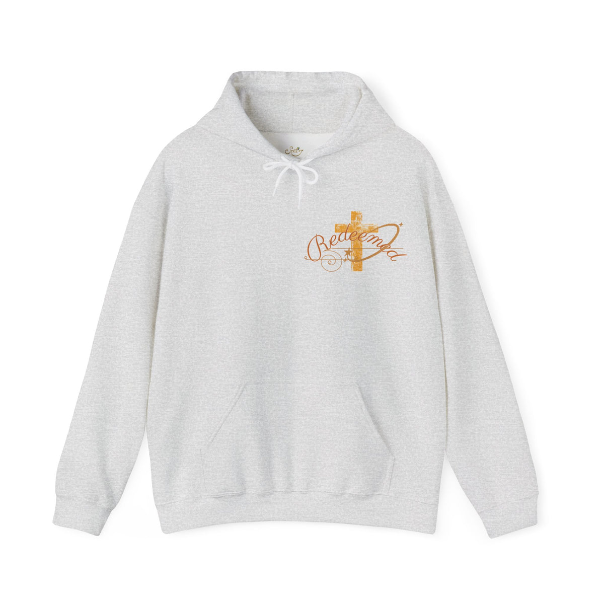 Redeemed Hoodie — Christian Cross Inspirational Pullover
