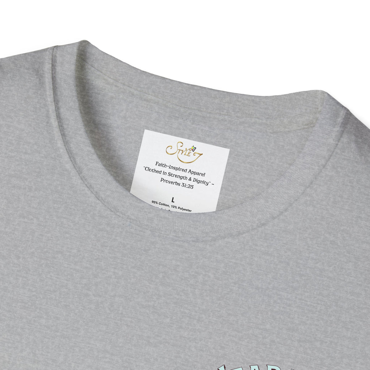 Christian Cross T‑Shirt — "Wear Truth Share Grace" Front & "Blessed" Back