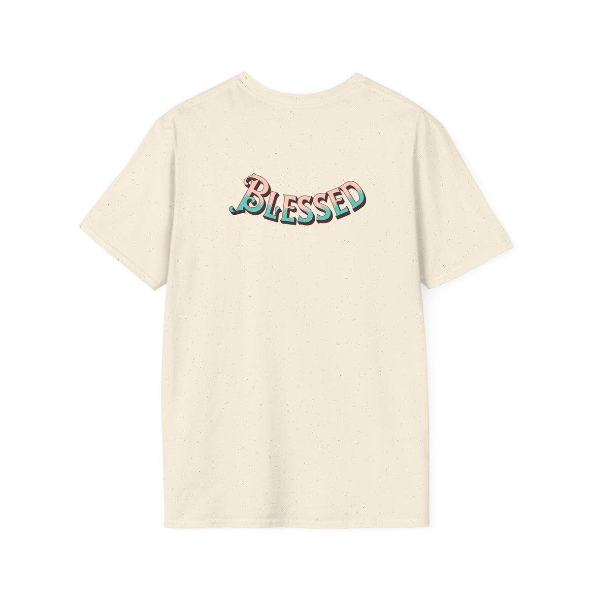 Christian Cross T‑Shirt — "Wear Truth Share Grace" Front & "Blessed" Back