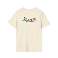 Christian Cross T‑Shirt — "Wear Truth Share Grace" Front & "Blessed" Back