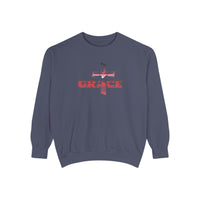 Grace Cross Sweatshirt — Christian Faith Graphic Crewneck