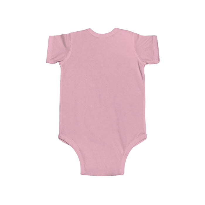 Baby Bodysuit — "Wrapped in Love, Watched by Heaven" Rainbow Heart Infant Onesie