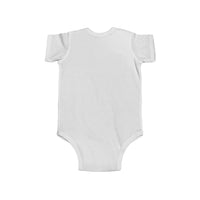 Baby Bodysuit — "Wrapped in Love, Watched by Heaven" Rainbow Heart Infant Onesie