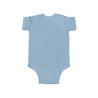 Baby Bodysuit — "Wrapped in Love, Watched by Heaven" Rainbow Heart Infant Onesie