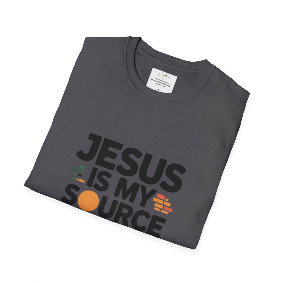 Jesus Is My Source Code T-Shirt — Christian Programmer Tee
