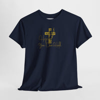 Christian T-Shirt - 'Hope You Can Hold' Gold Cross Tee