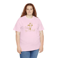 Christian T-Shirt - 'Hope You Can Hold' Gold Cross Tee
