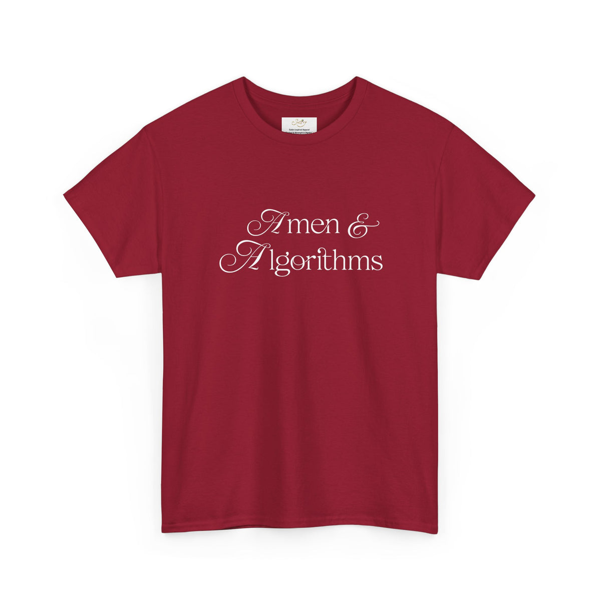 Amen & Algorithms T‑Shirt — “Blessed with Intelligence” Graphic Tee