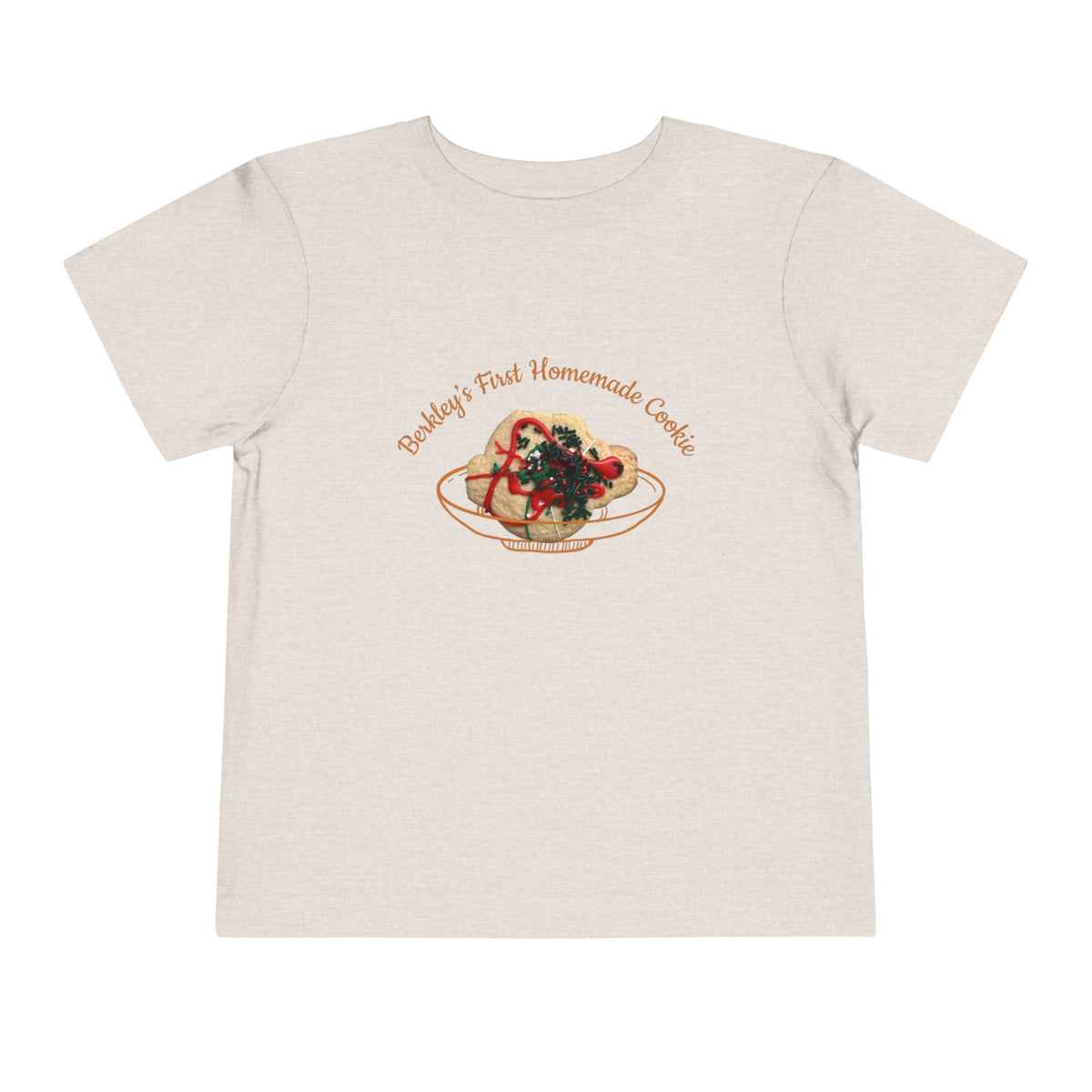 Toddler Tee — "Love Nana" Cute Heart & Homemade Cookies Kids T-Shirt