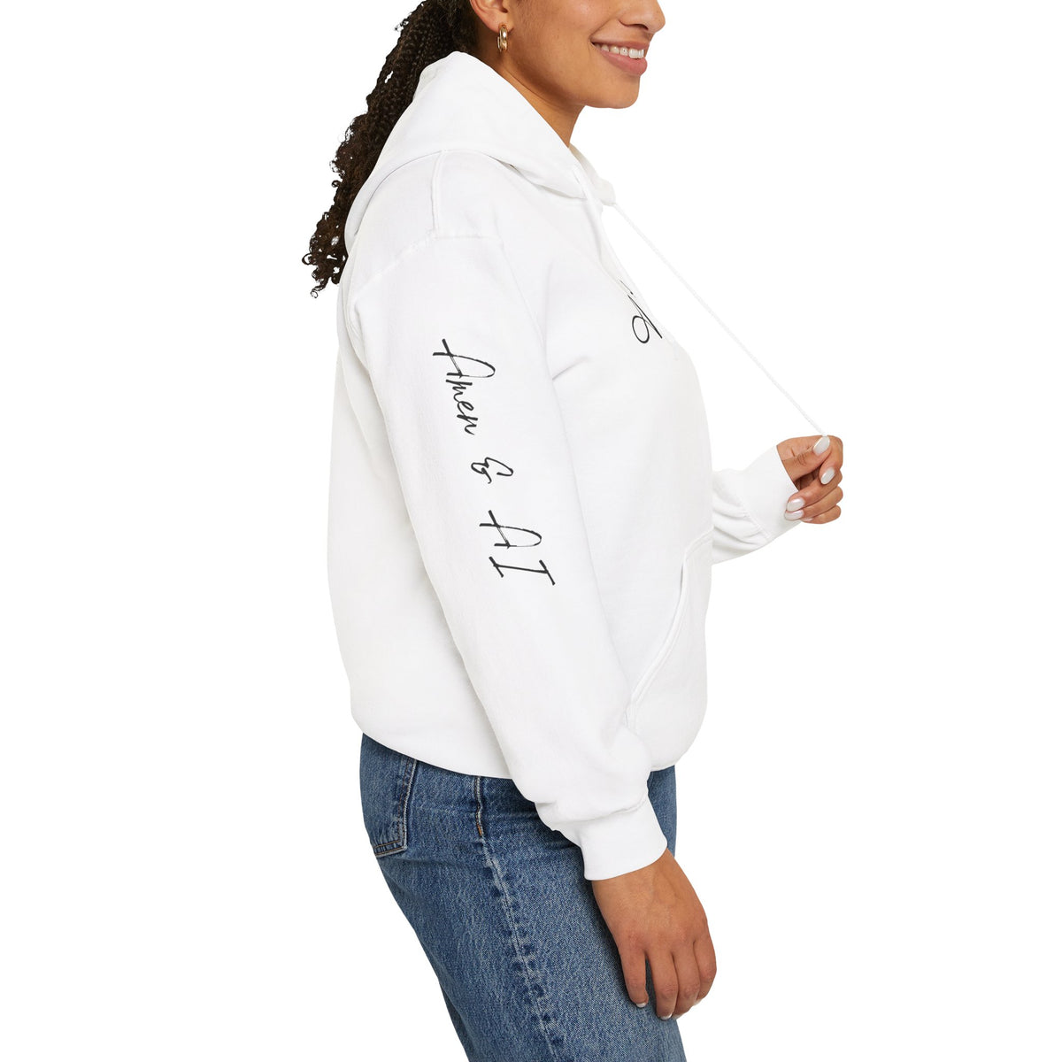 Amen & AI Unisex Heavy Blend™ Hooded Sweatshirt