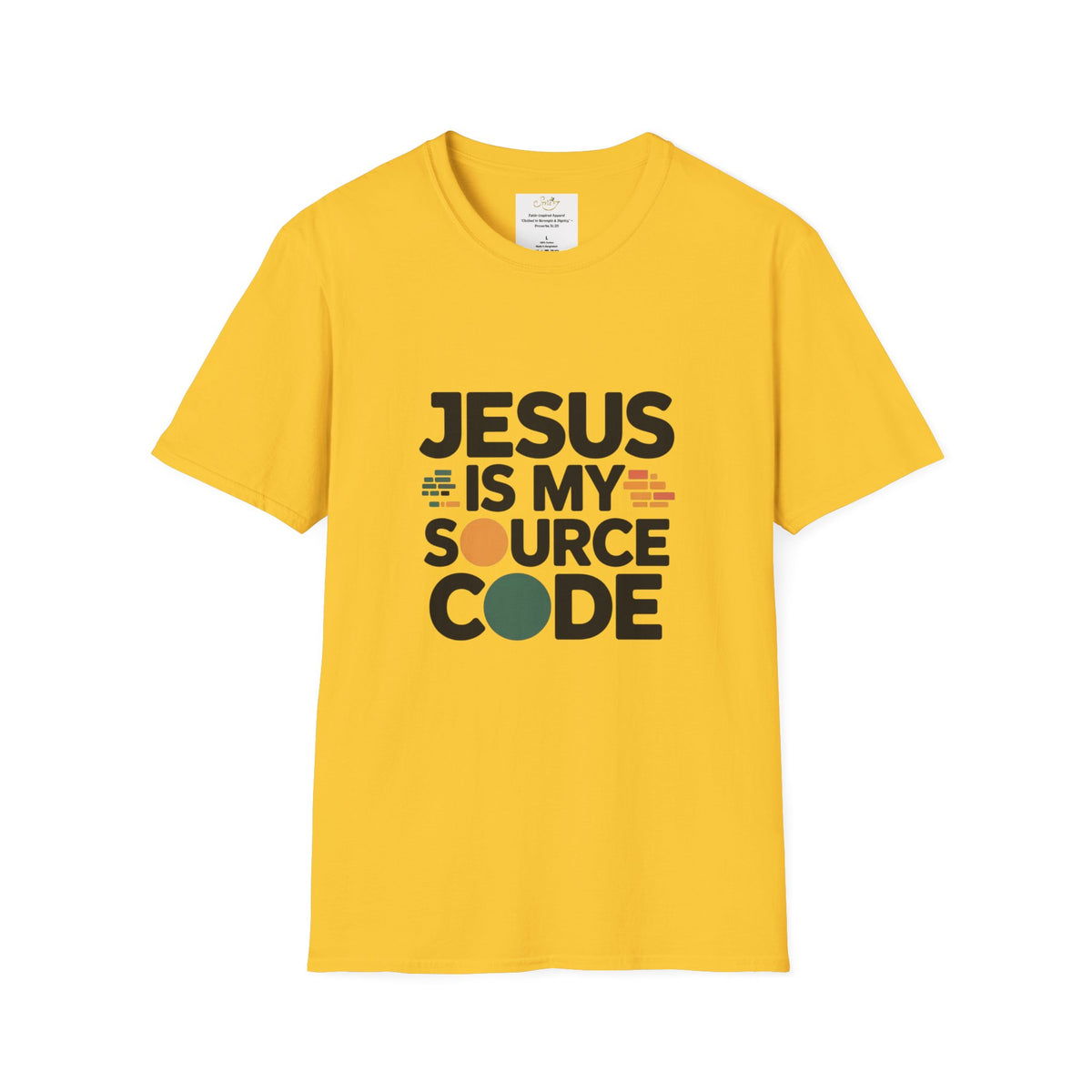 Jesus Is My Source Code T-Shirt — Christian Programmer Tee