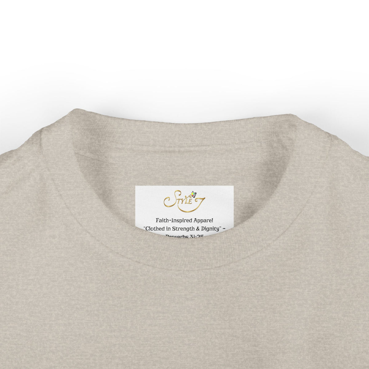 Infant Tee — "JOY: The joy of the Lord is your strength" (Nehemiah 8:10)