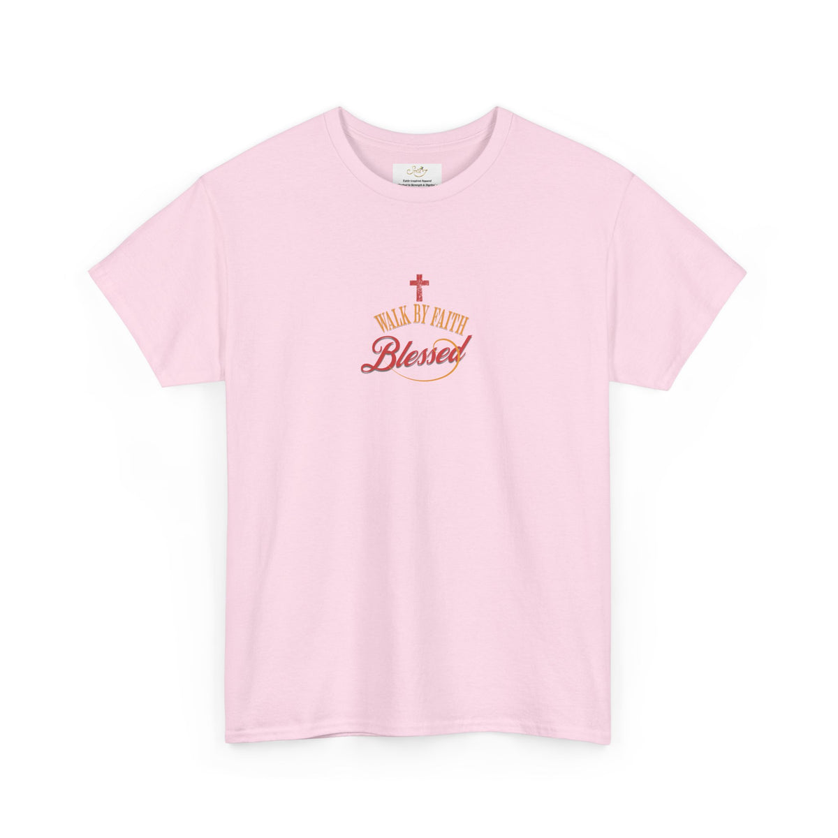 Unisex Blessed Faith T-Shirt — Christian Cross Religious Tee ("Blessed" design)