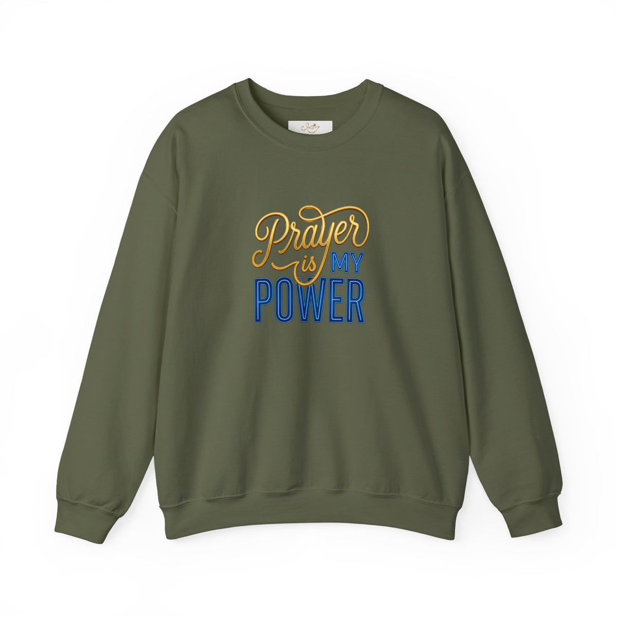 Prayer Is My Power Crewneck Sweatshirt — Inspirational Faith Sweatshirt