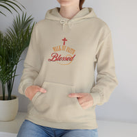 Unisex Blessed Faith Hoodie - 'Walk by Faith' Christian Pullover