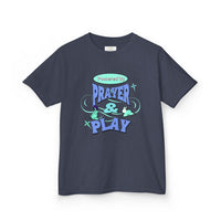 Kids Tee — "Prayer & Play" Cute Blessed Christian Youth T-Shirt