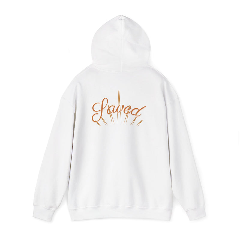 Saved Hoodie — Christian Cross Inspirational Pullover