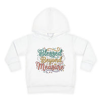 Blessed Beyond Measure Toddler Hoodie – Cute Pastel Faith Pullover for Kids