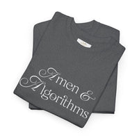 Amen & Algorithms T‑Shirt — “Blessed with Intelligence” Graphic Tee