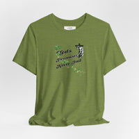 Faith T-Shirt — "God's Promises Never Fail" Christian Tee with Cross & Olive Branch Design