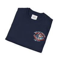 Christian Cross T‑Shirt — "Wear Truth Share Grace" Front & "Blessed" Back
