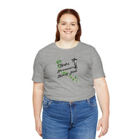 Faith T-Shirt — "God's Promises Never Fail" Christian Tee with Cross & Olive Branch Design
