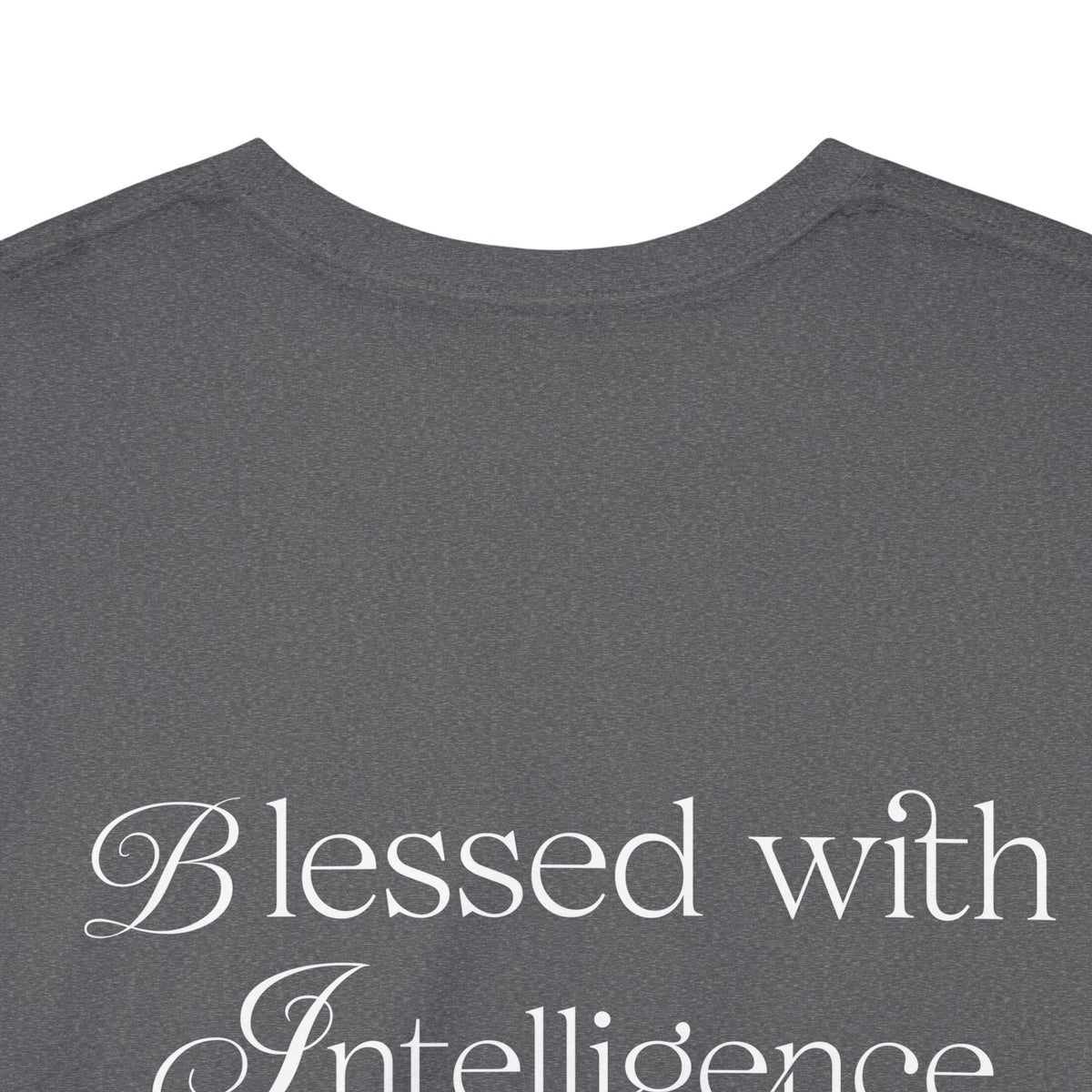 Amen & Algorithms T‑Shirt — “Blessed with Intelligence” Graphic Tee