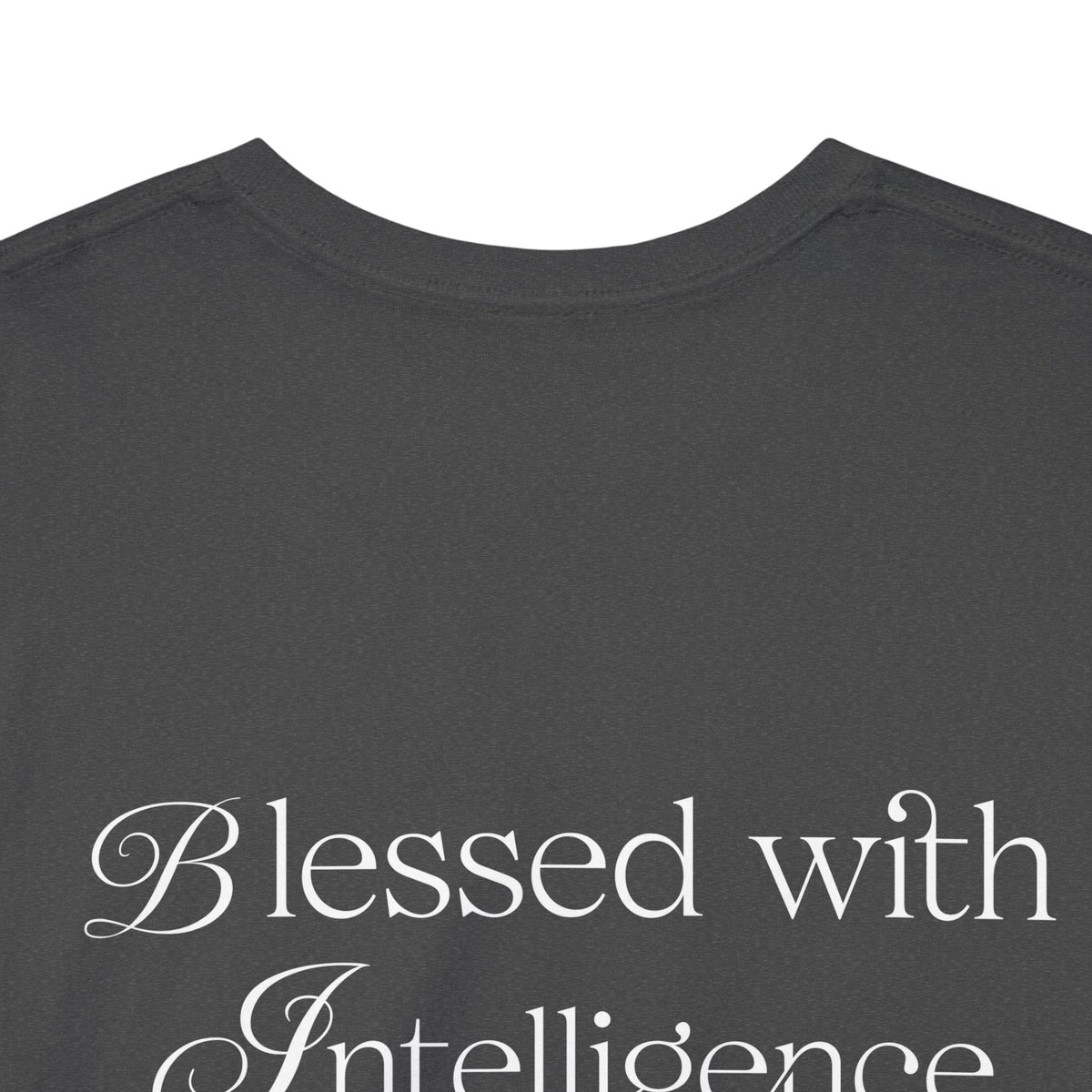 Amen & Algorithms T‑Shirt — “Blessed with Intelligence” Graphic Tee