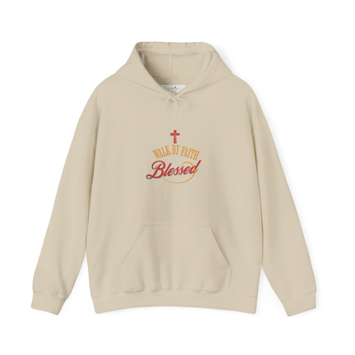 Blessed Faith Hoodie — "Walk by Faith" Christian Pullover