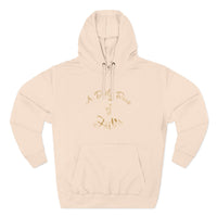 Faith Script Hoodie — "A Daily Dose of Faith" Gold Script Fleece Hoodie