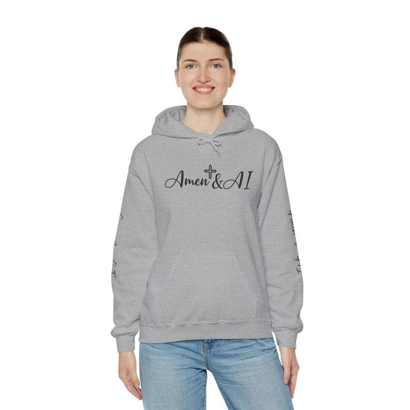 Amen & AI Unisex Heavy Blend™ Hooded Sweatshirt
