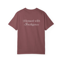 T-Shirt — 'Amen & Algorithms' / 'Blessed with Intelligence' Vintage Garment-Dyed Tee