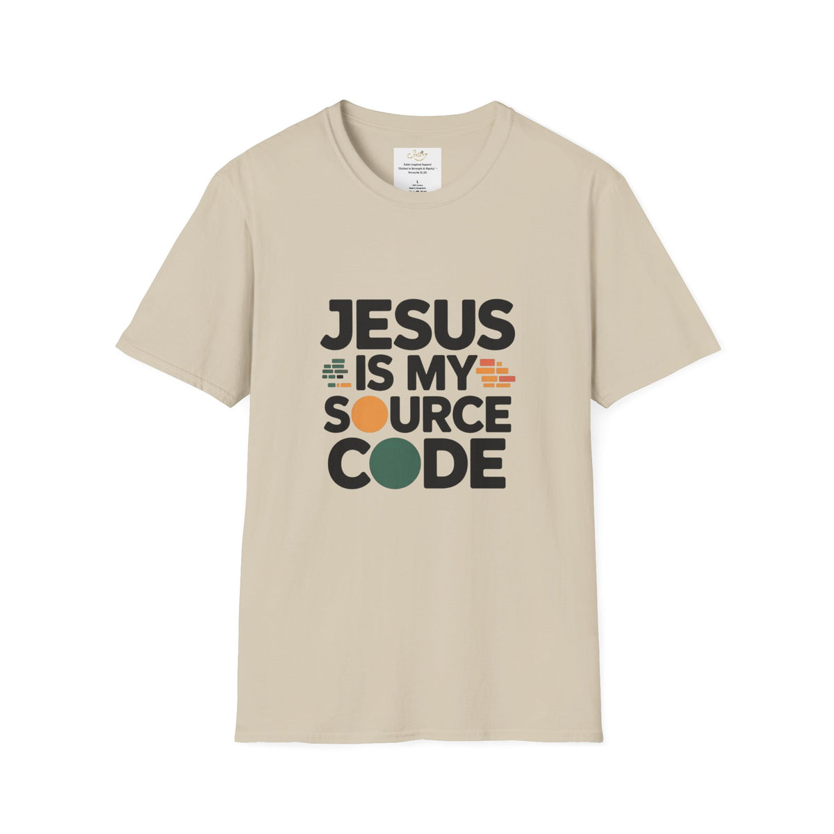Jesus Is My Source Code T-Shirt — Christian Programmer Tee