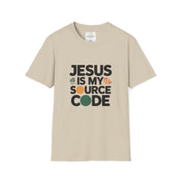 Jesus Is My Source Code T-Shirt — Christian Programmer Tee