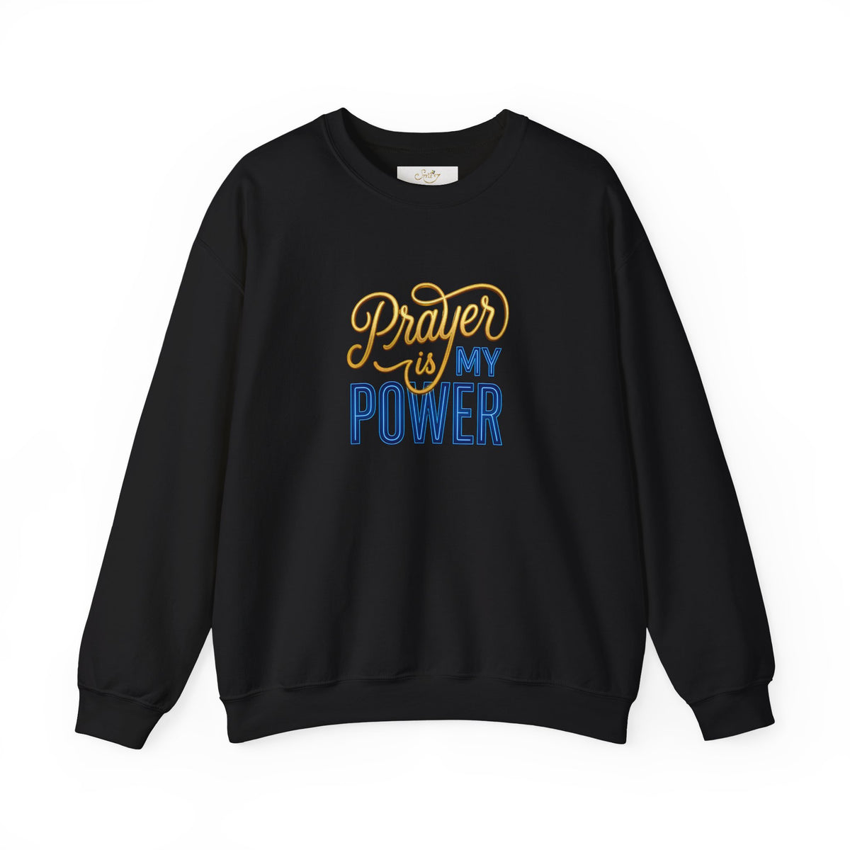 Prayer Is My Power Crewneck Sweatshirt — Inspirational Faith Sweatshirt