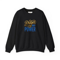 Prayer Is My Power Crewneck Sweatshirt — Inspirational Faith Sweatshirt