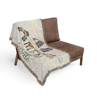 AI with Amen Inside Woven Blanket — Cozy Tech-Inspired Throw for Home & Faith Gifts