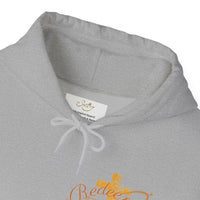 Redeemed Hoodie — Christian Cross Inspirational Pullover