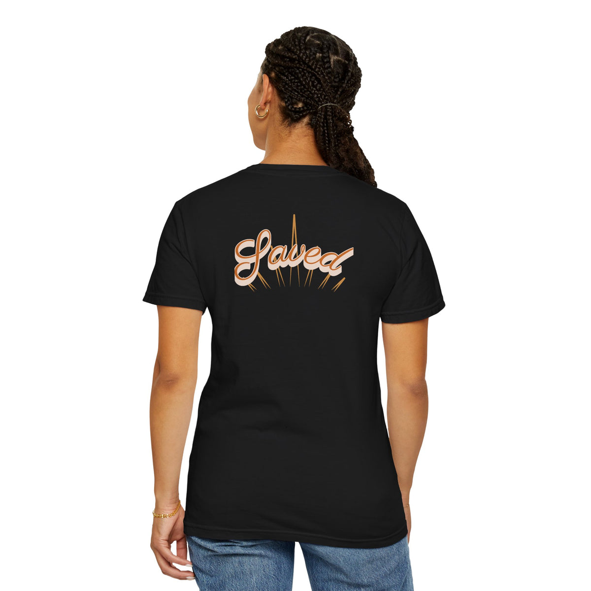 Surfboard Script T-Shirt — 'Salvador' Beach Vibe Graphic Tee