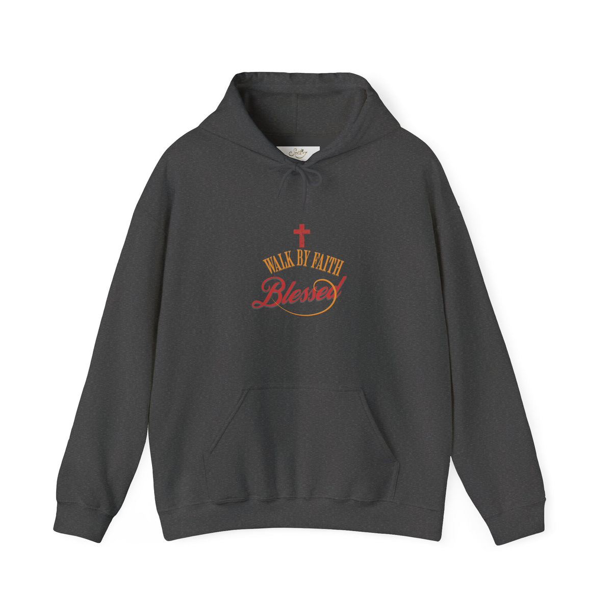 Blessed Faith Hoodie — "Walk by Faith" Christian Pullover