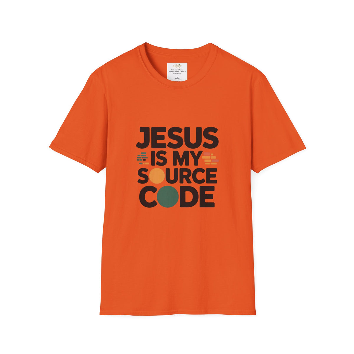 Jesus Is My Source Code T-Shirt — Christian Programmer Tee