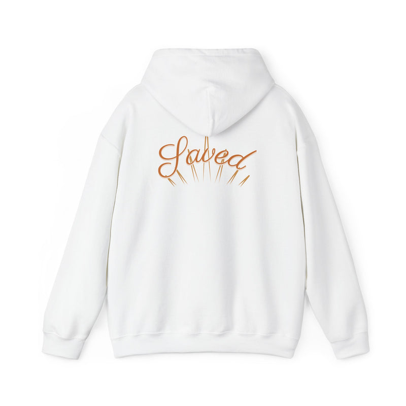 Saved Hoodie — Christian Cross Inspirational Pullover