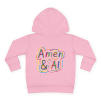 Toddler Hoodie - "Jesus Is My Source Code" Colorful Christian Pullover