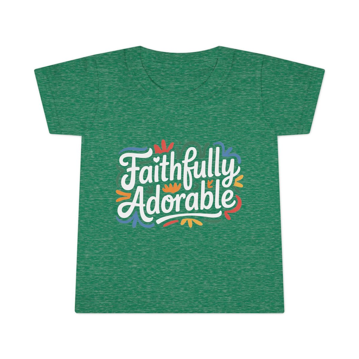 Faithfully Adorable Toddler T-Shirt — Cute Christian Kids Tee