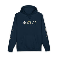 Faith + AI Hoodie — "Amen + AI" Religious Tech Graphic Pullover