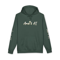 Faith + AI Hoodie — "Amen + AI" Religious Tech Graphic Pullover