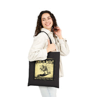 Amen & AI Cotton Tote — "This is Wild! My AI Prays Faster Than I Text" Graphic Canvas Bag