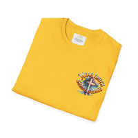 Christian Cross T‑Shirt — "Wear Truth Share Grace" Front & "Blessed" Back